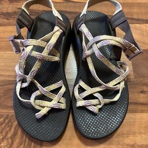 Chaco Women's Sandals in Black and Tan